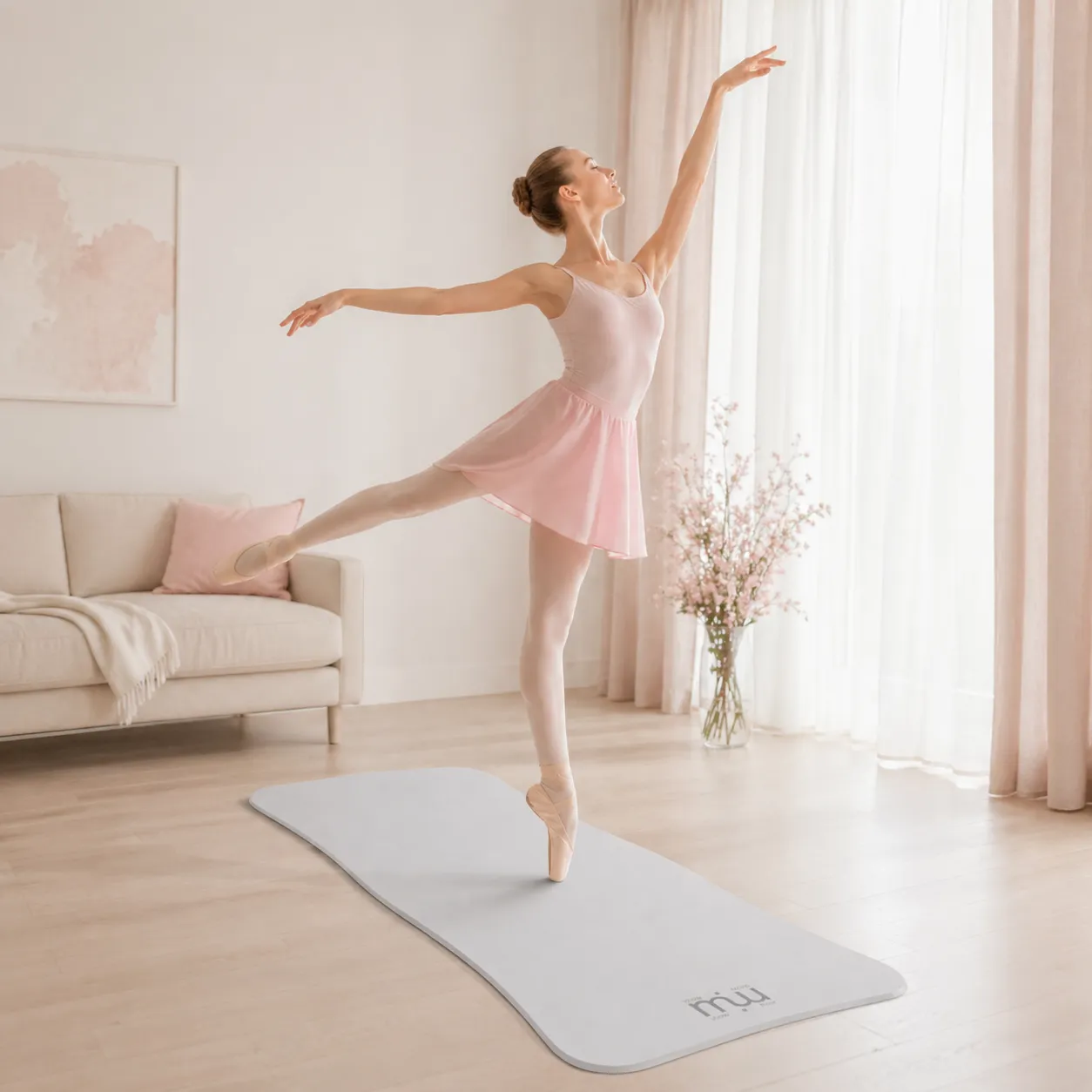 Ballet on a Mim Floor mat