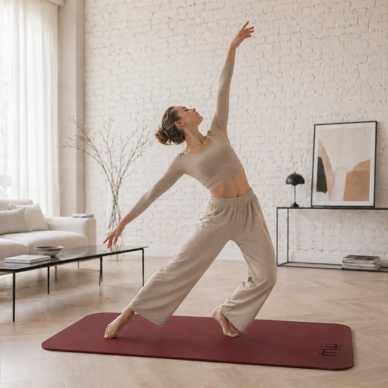 Contemporary on a Mim Floor mat